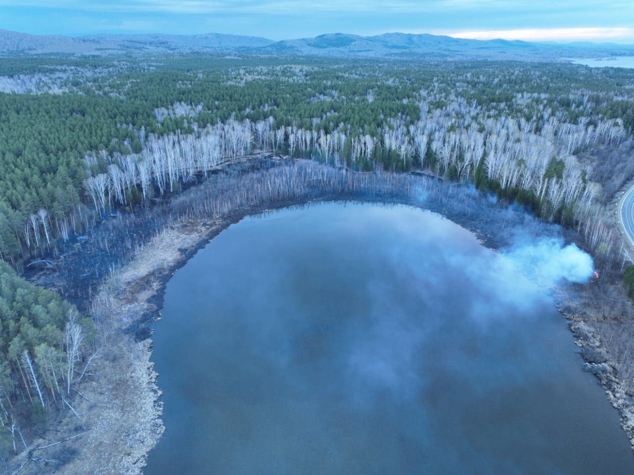 Около одного гектар леса сгорело в Ильменском заповеднике