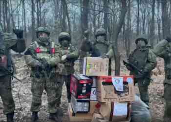 Бойцы 239-го Танкового полка благодарят жителей Миасса за новогодние подарки