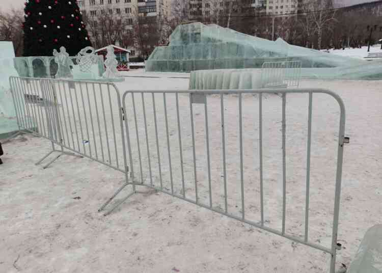 Ледовые городки закрыты для посещения в Миассе