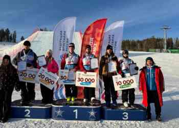 Александра Глазкова завоевала золото на Кубке России по хаф-пайпу