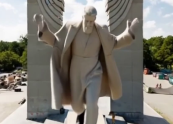 Памятники ожили в центре Челябинска…