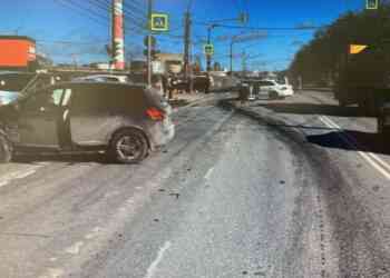 ДТП с участием шести автомобилей произошло в Миассе