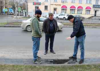 Облупившаяся краска и провалы плитки: подрядчик устранит дефекты на проспекте Автозаводцев в Миассе