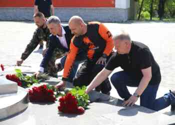 Артем Жога приехал в Миасс на мотоцикле!