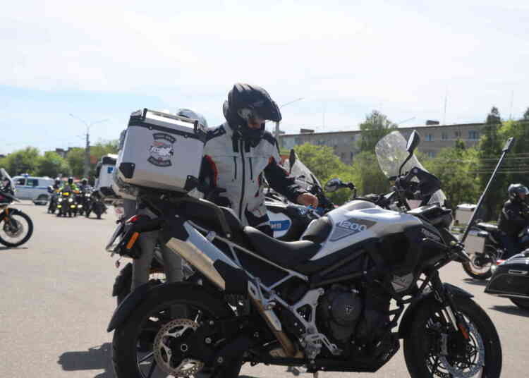 Артем Жога приехал в Миасс на мотоцикле!