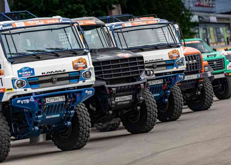 И снова «камазовский» пьедестал