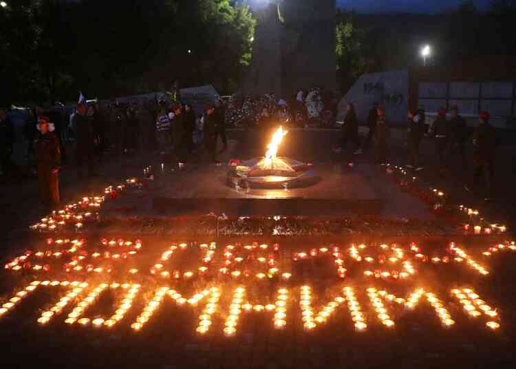 Свечи в память о погибших героях зажгли в Миассе