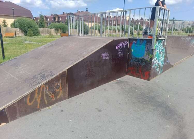 Спортивную конструкцию в северной части Миасса отремонтировали