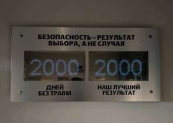 Счетчик Метран зафиксировал две тысячи дней без травм