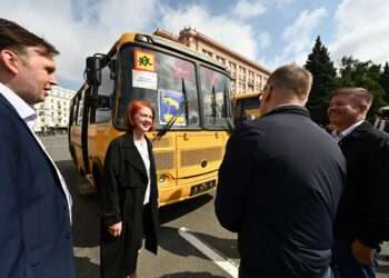 Новый школьный автобус появился в Миассе