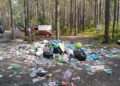 Нерадивые туристы устроили свалку на берегу Тургояка