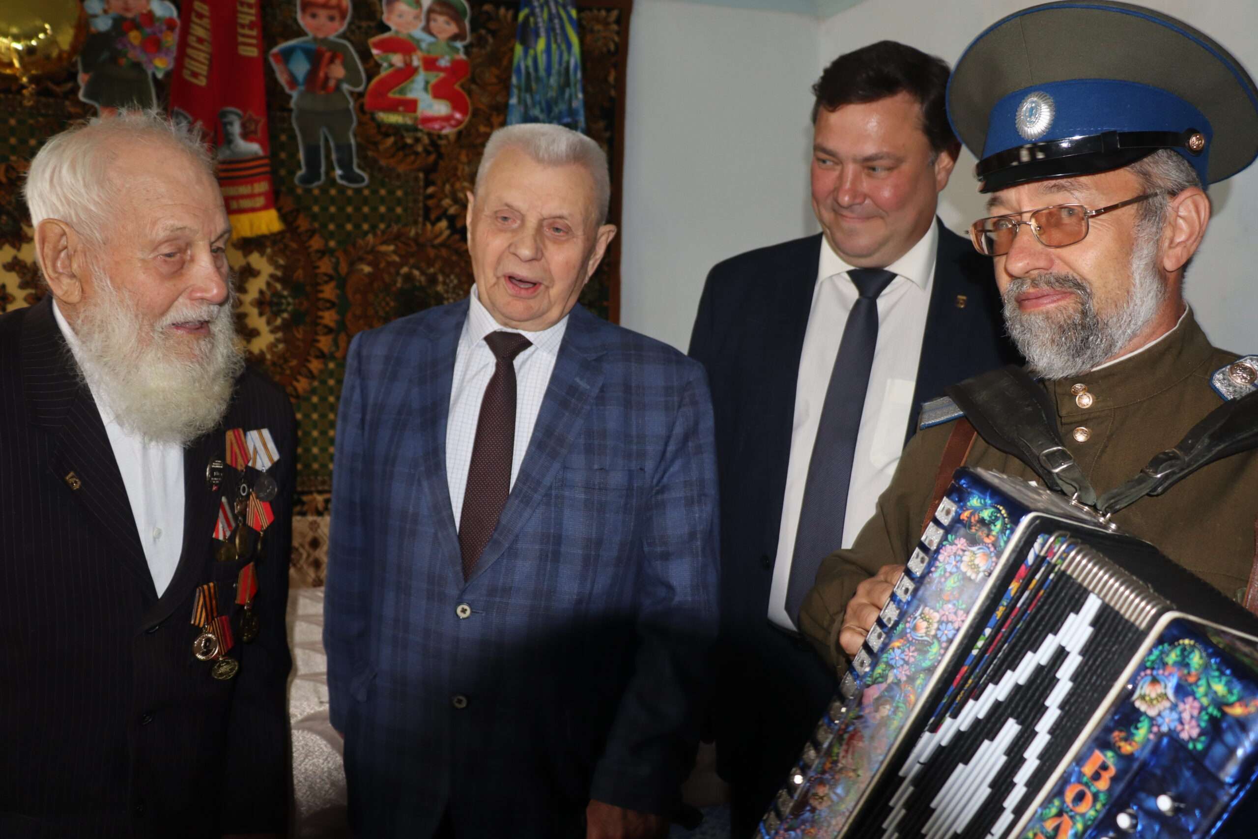 Ветеран войны отметил свой столетний юбилей