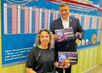 Андрей Котов и Наталья Рогозникова — победители игр «Герой ГТО»