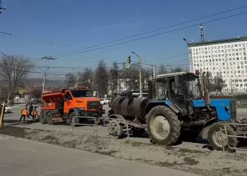 Дороги приводят в порядок в Миассе