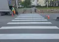 Дорожную разметку восстанавливают в Миассе