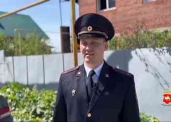 Миасский полицейский спас семью из горящего дома