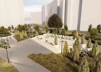 Сквер «Образование» украсят 14-метровым буквенным знаком