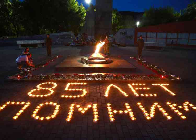 «Свечу памяти» зажгли в Миассе