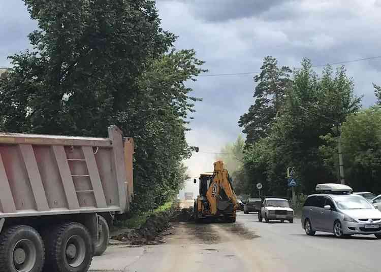 Ремонт главной дороги стартовал в поселке Динамо