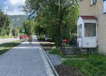 Благоустройство пешеходных зон продолжается в Миассе