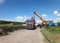 К восстановлению дороги приступили в селе Черновском