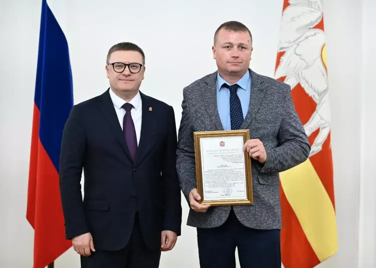 Житель Миасса отмечен благодарственным письмом губернатора