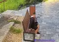 Подростки сломали новую лавочку в Миассе