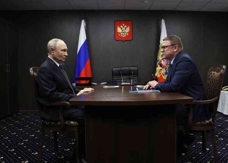Владимир Путин провел рабочую встречу с Алексеем Текслером